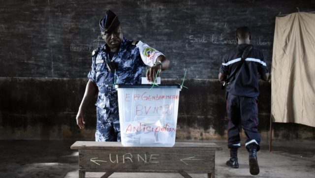 Les agents des forces d'ordre togolaises sont appelés aux urnes ce mardi 18 décembre (photo d'archives) © AFP PHOTO / ISSOUF SANOGO / RF