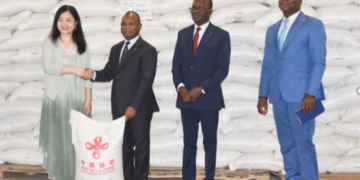 Sécurité alimentaire : le Togo bénéficie d’un don de 2525 tonnes de riz de la Chine